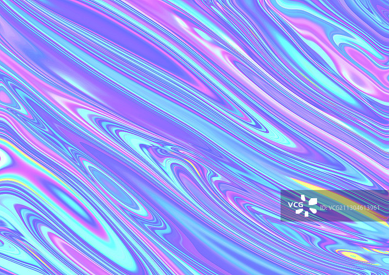 镭射高饱和渐变色流体插画背景图片素材