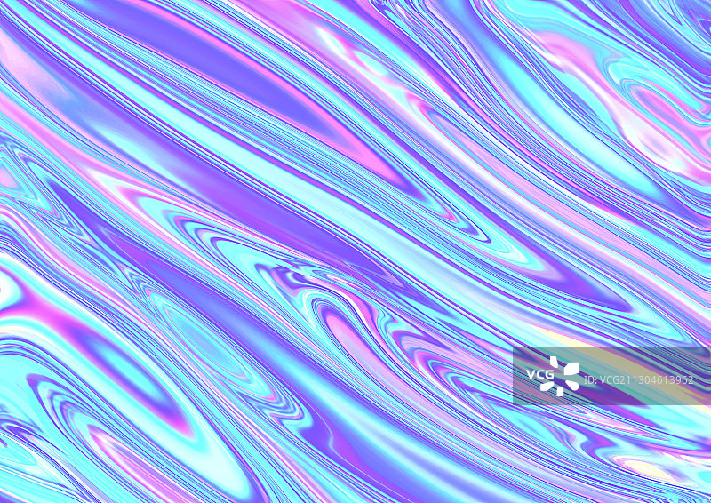 镭射高饱和渐变色流体插画背景图片素材