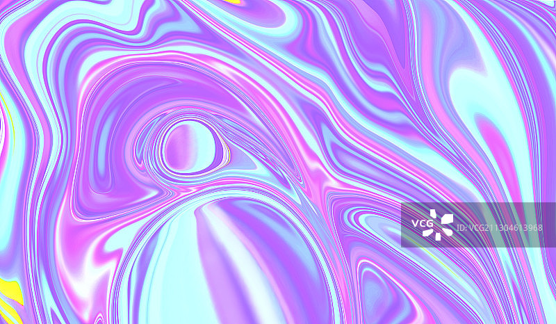 镭射高饱和渐变色流体插画背景图片素材