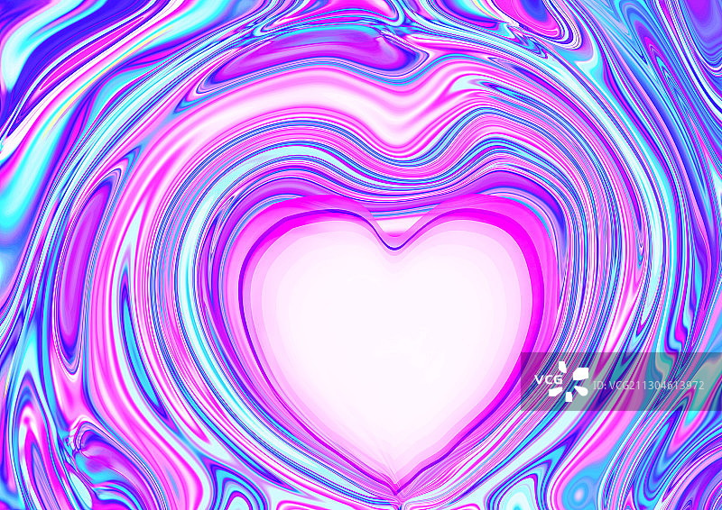 镭射高饱和渐变色流体插画背景图片素材