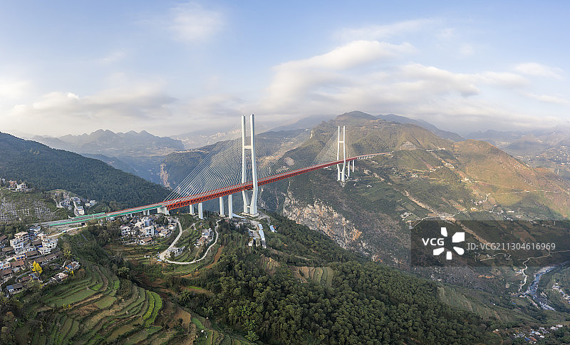 贵州第一高桥北盘江大桥图片素材