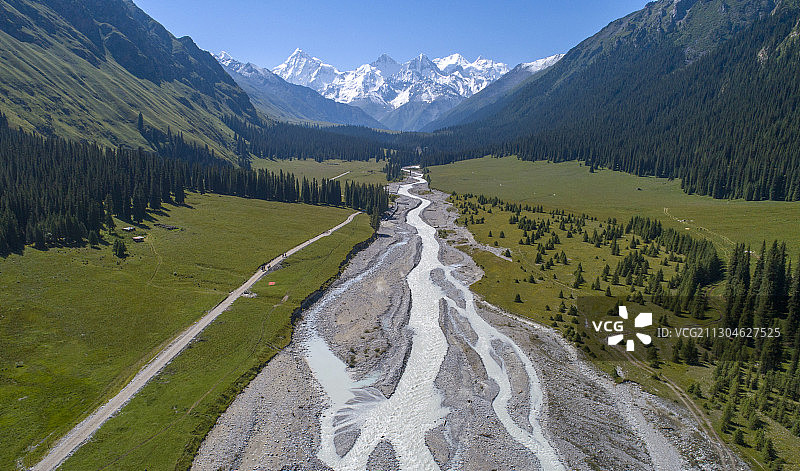中国新疆夏塔风景区图片素材