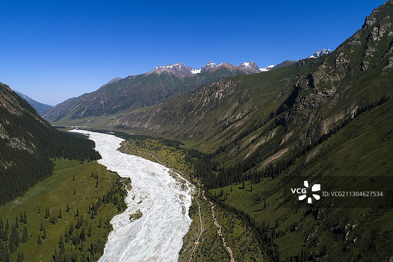 中国新疆夏塔风景区图片素材