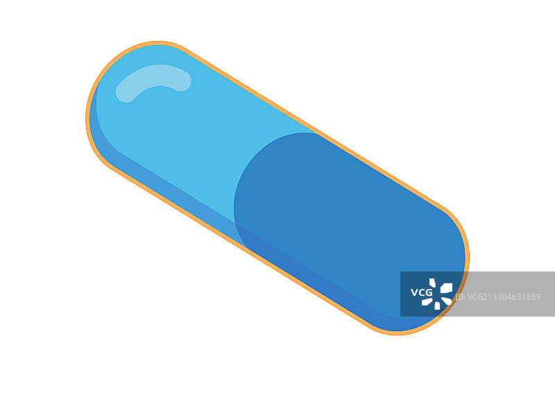 胶囊单个图片素材