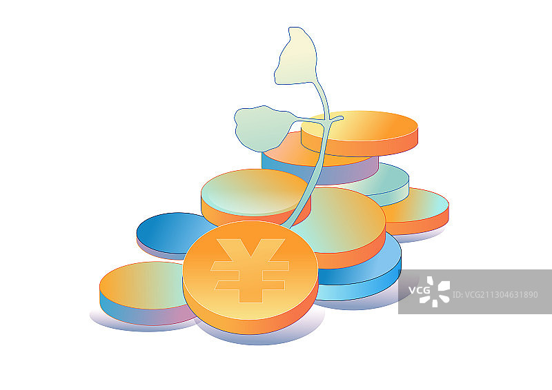 金钱堆图片素材