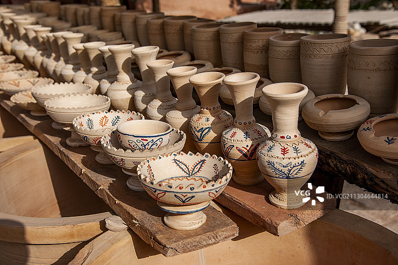 新疆维吾尔自治区泽普金胡杨国家森林园区长寿民俗文化村新疆维吾尔自治区族土陶坊图片素材