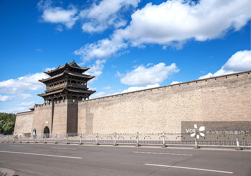 山西省晋中市榆次老城老城遗园图片素材