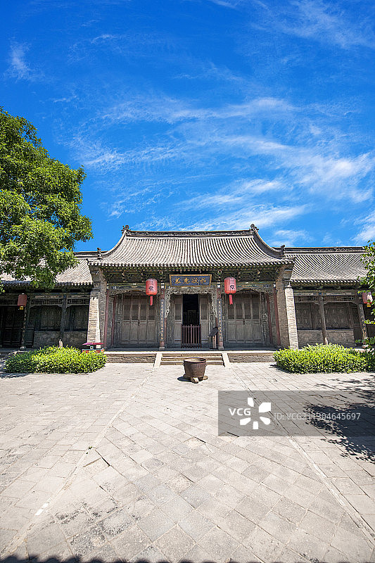 山西省晋中市榆次老城榆次县衙二、三、四、五堂庭院图片素材