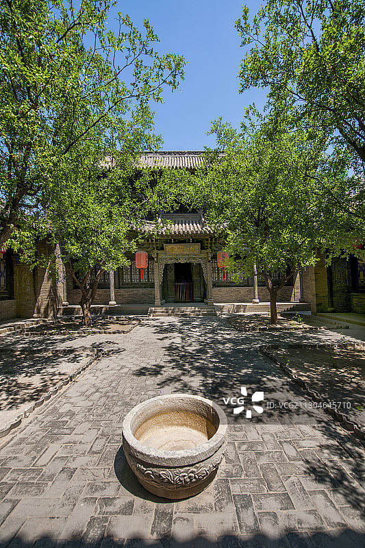 山西省晋中市榆次老城榆次县衙二、三、四、五堂庭院图片素材