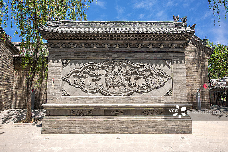 山西省晋中市榆次老城思凤楼影壁图片素材