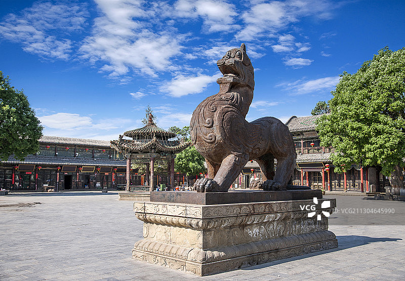 山西省晋中市榆次老城榆次老街（明清街）大瑞兽——貔貅图片素材