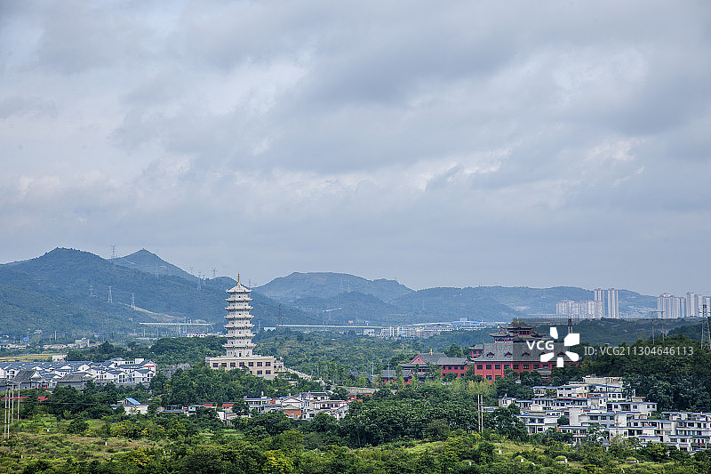 贵州省贵阳青岩古镇寺院白搭图片素材