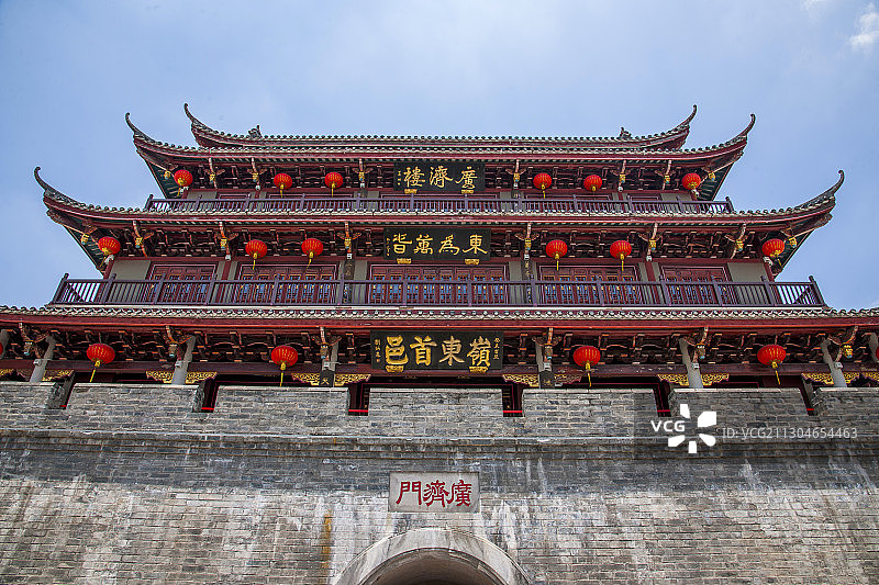 广东潮州古城广济门城楼图片素材