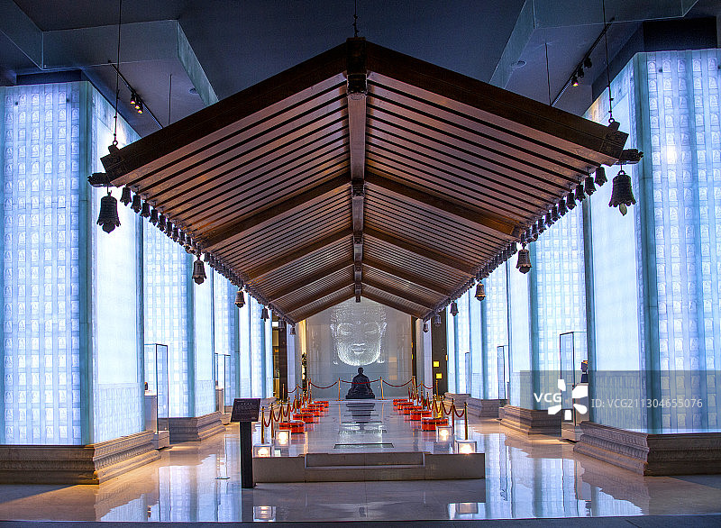 江苏南京秦淮大报恩寺遗址公园《七步生莲》景观图片素材