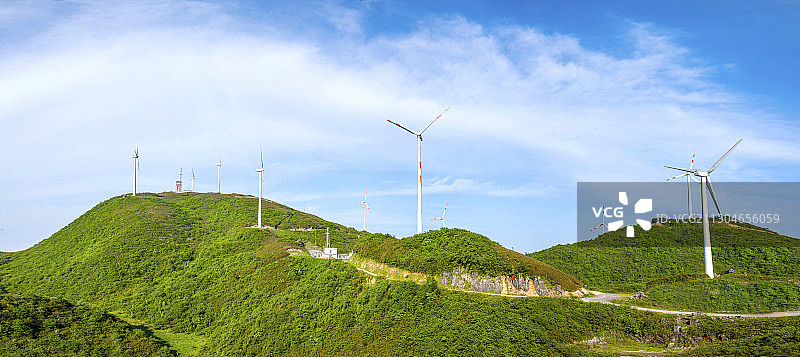 重庆涪陵区和顺镇寺院坪四眼坪风电场图片素材