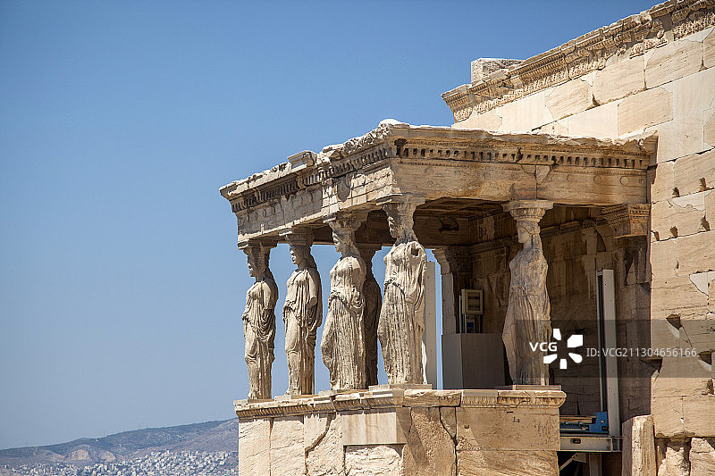 希腊雅典卫城帕特农神庙神殿图片素材