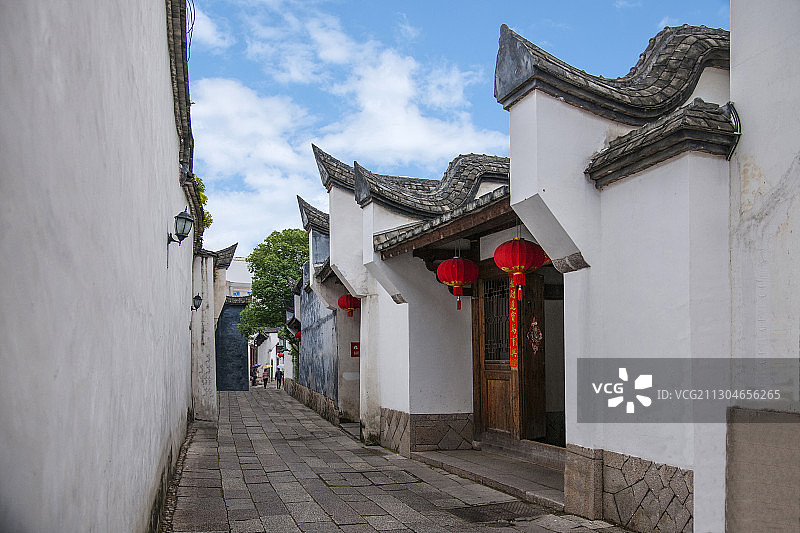 福建福洲三坊七巷房屋门庭图片素材