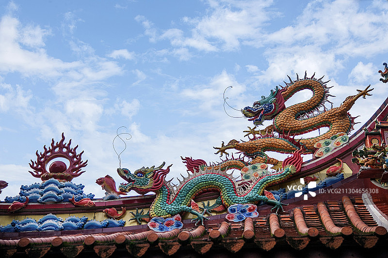 福建惠安崇武古镇武庙庙宇建筑图片素材