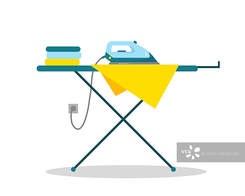 熨斗和熨衣板图片素材