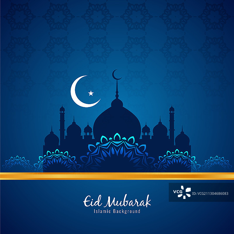 时尚的开斋节背景设计图片素材