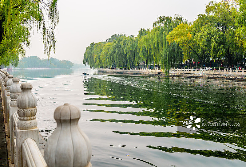 秋日后海图片素材