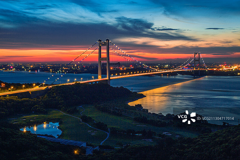 江阴夜景图片素材
