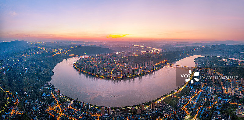 重庆城市建筑-江津全景图片素材