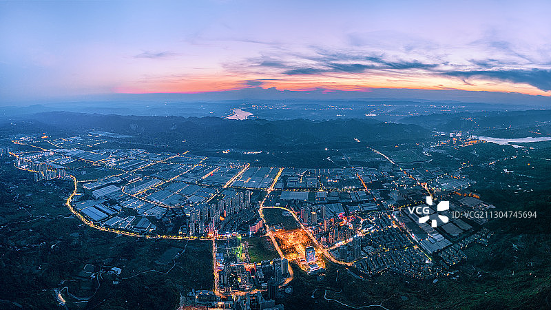 重庆城市建筑-珞璜工业园区图片素材