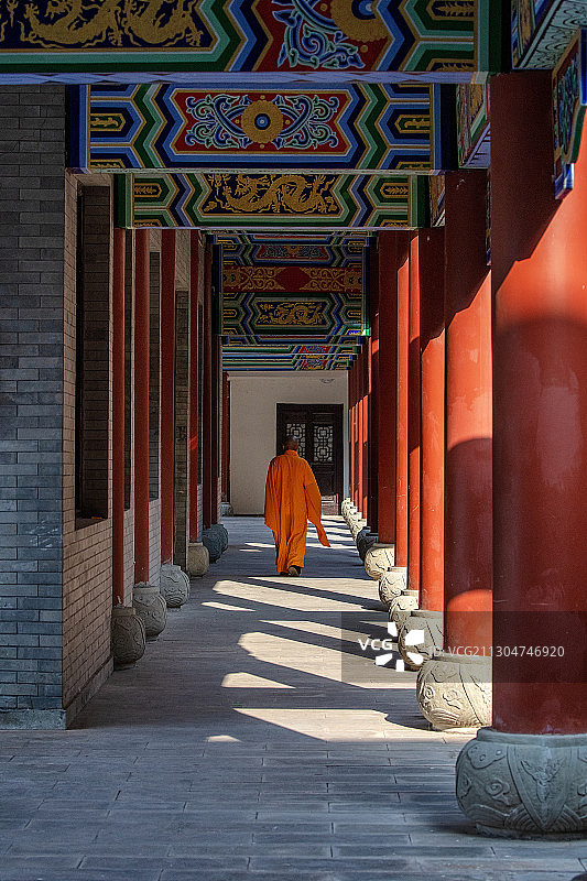 中国西少林寺武僧图片素材