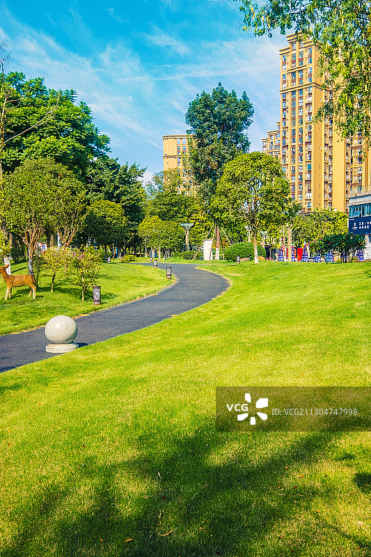 小区景观图片素材