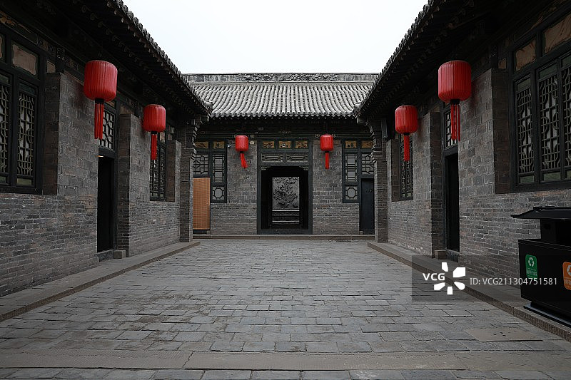 山西省晋中市祁县乔家大院图片素材