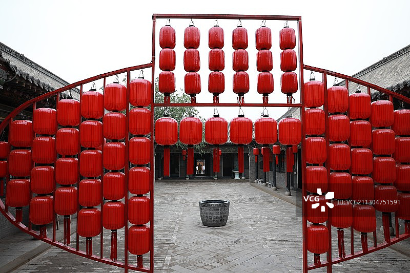 山西省晋中市祁县乔家大院图片素材