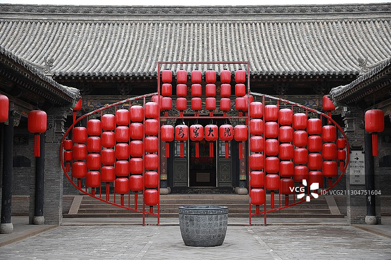 山西省晋中市祁县乔家大院图片素材
