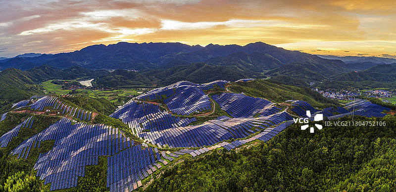光伏发电 太阳能发电 绿色能源 清洁能源 可再生能源 光伏发图片素材