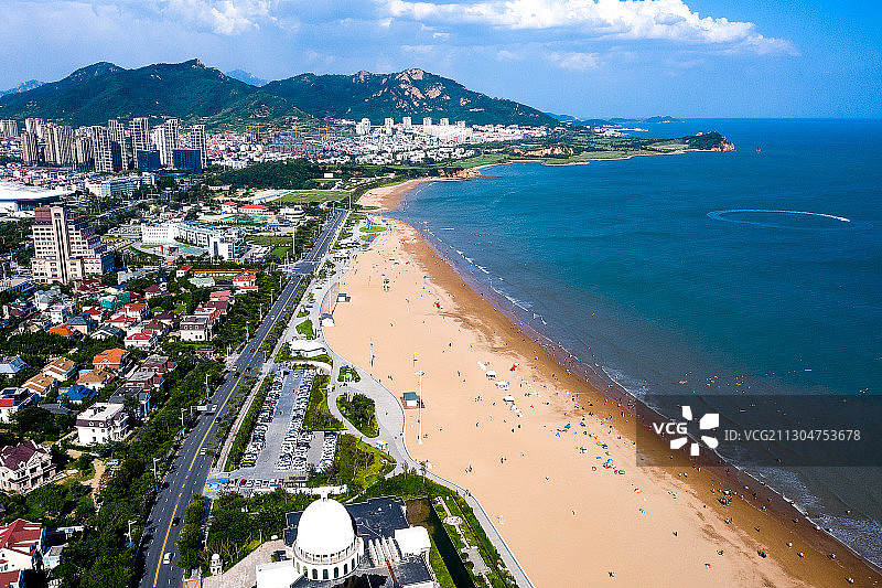 青岛市崂山区石老人风景区图片素材