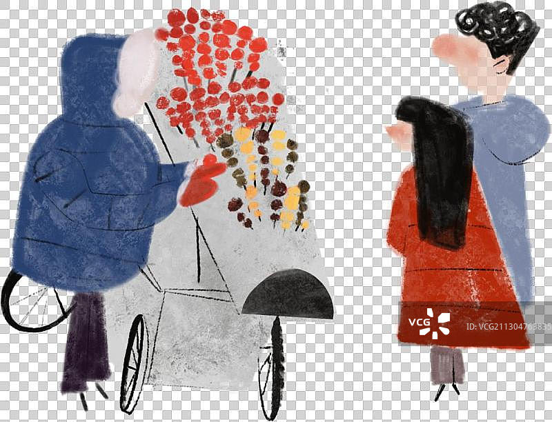 路边食品摊图片素材