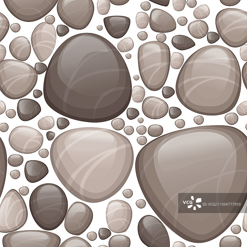 光滑鹅卵石无缝图案图片素材