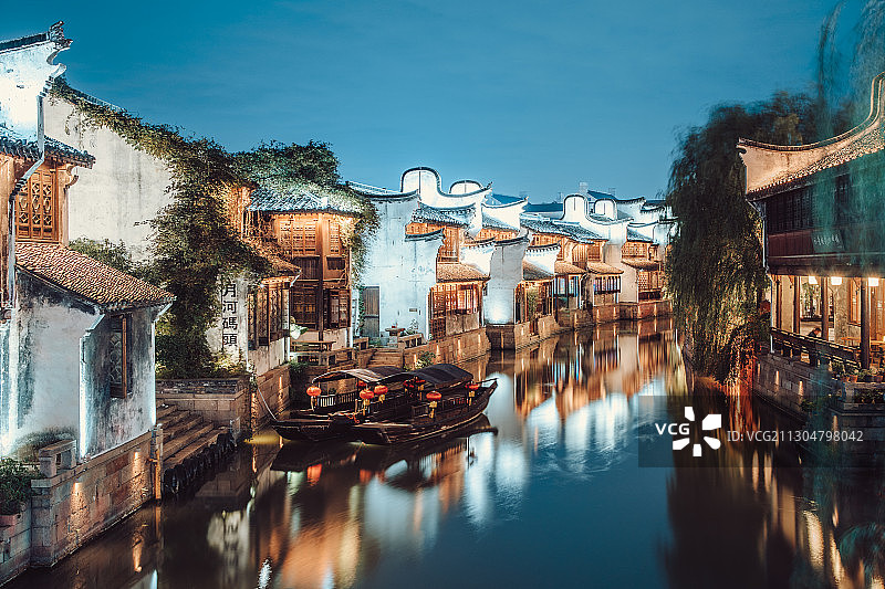 浙江嘉兴月河文化街图片素材