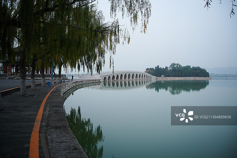 颐和园的清晨图片素材