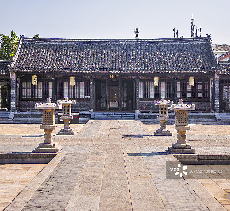 淮安府署内景图片素材