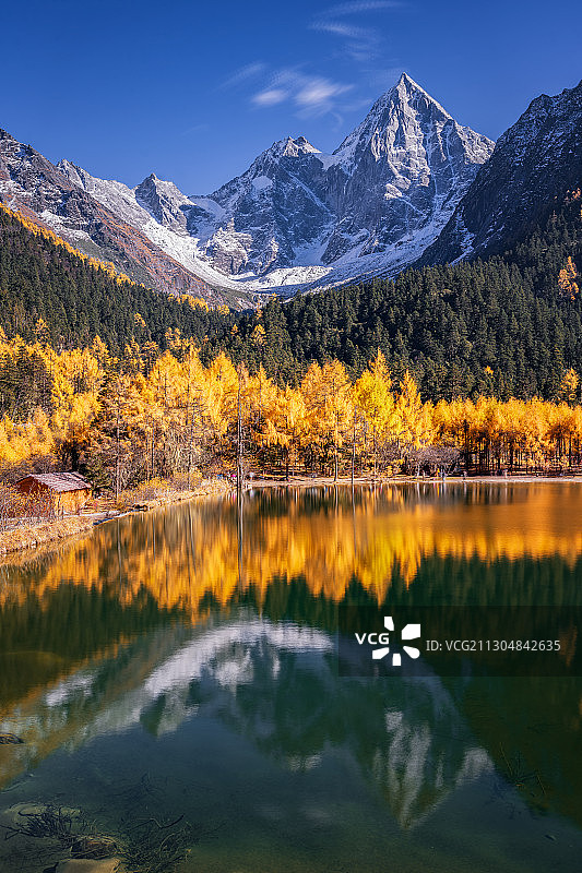 毕棚沟秋色图片素材