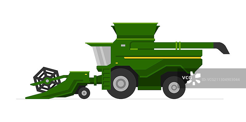 联合收割机图片素材