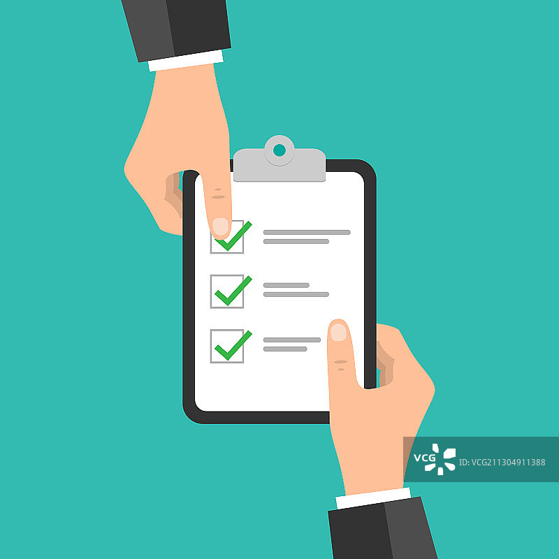 手持清单写字板图片素材