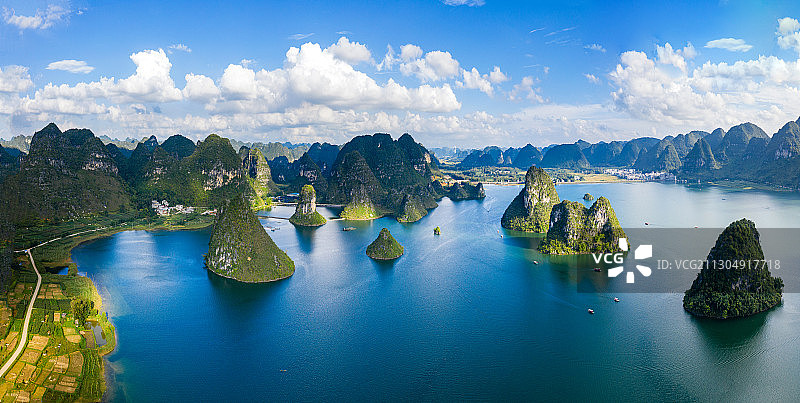 鱼米之乡-1（中国 广西）图片素材