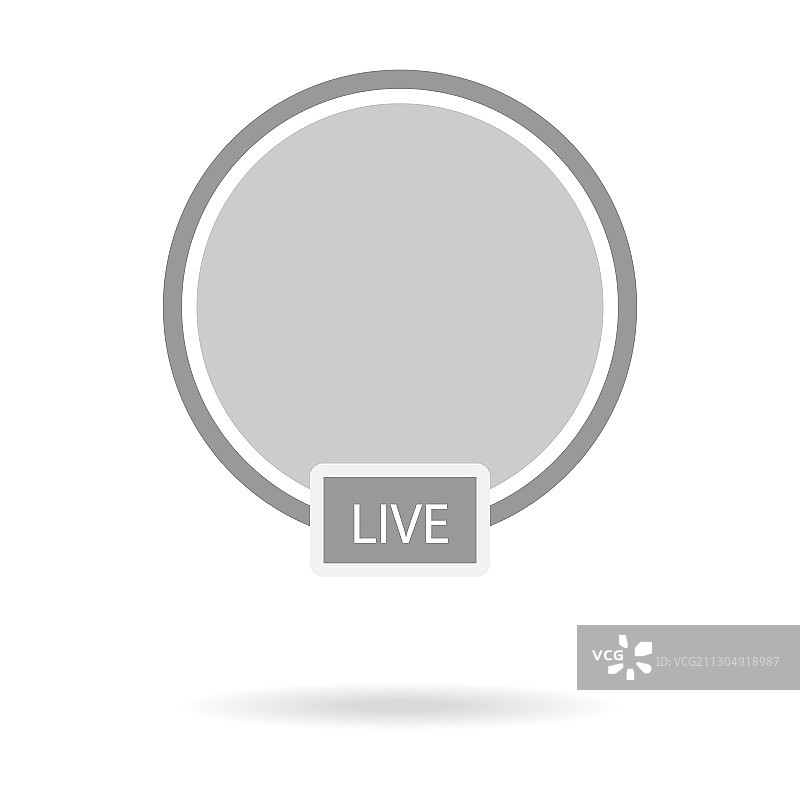 社交媒体头像用户直播视频图标图片素材