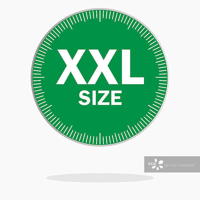 XXL服装尺码标签图片素材