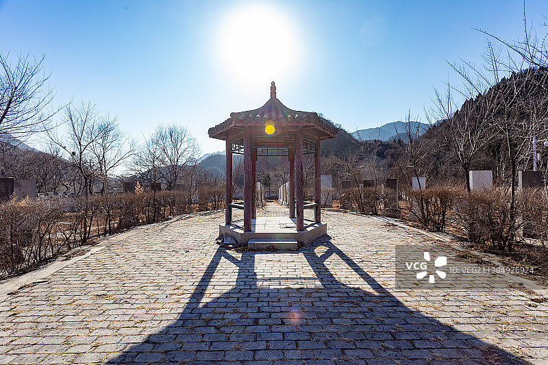 中国北京市八达岭水关长城碑林图片素材