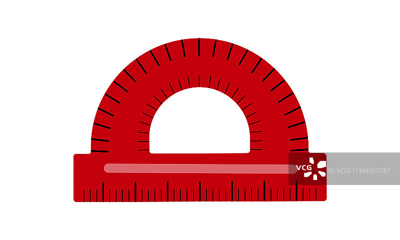 孤立量角器尺图片素材