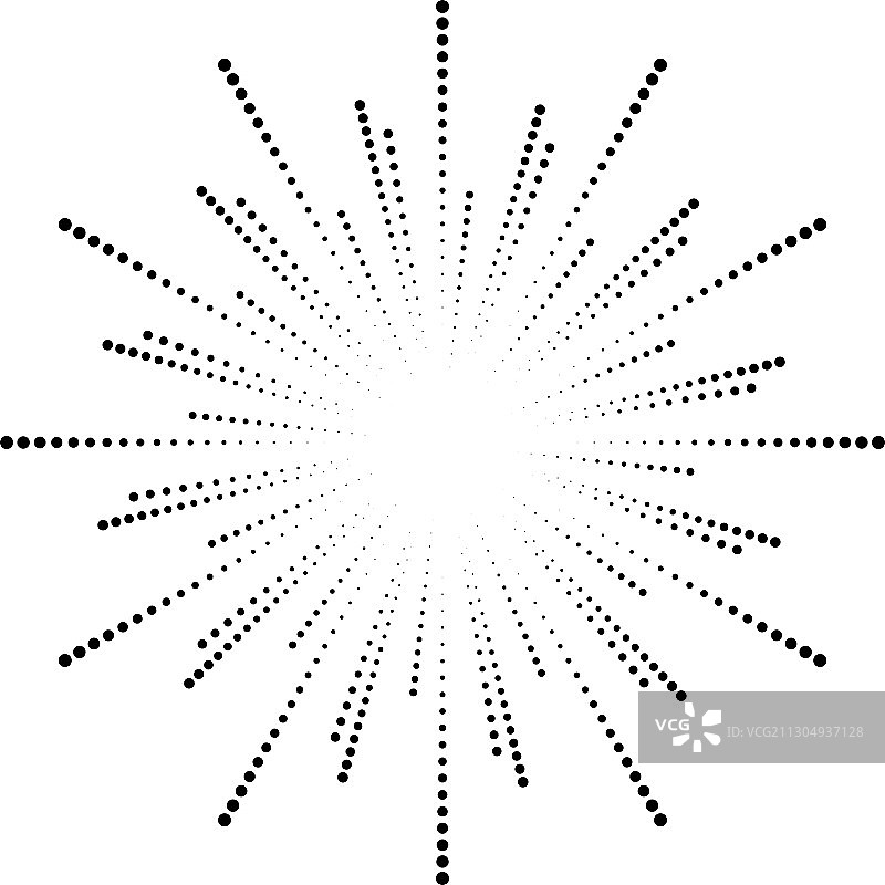 圆形抽象径向速度虚线图片素材