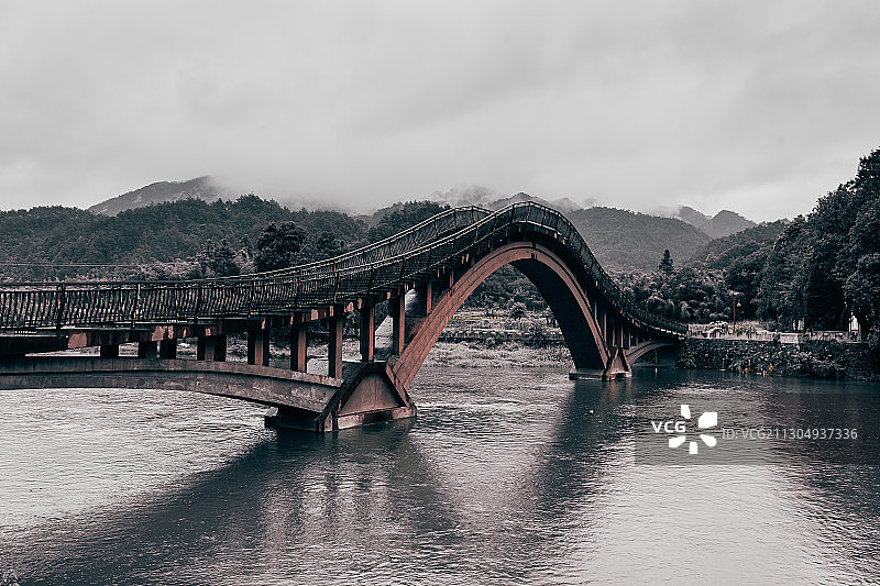 安徽宣城绩溪龙川景区风光图片素材